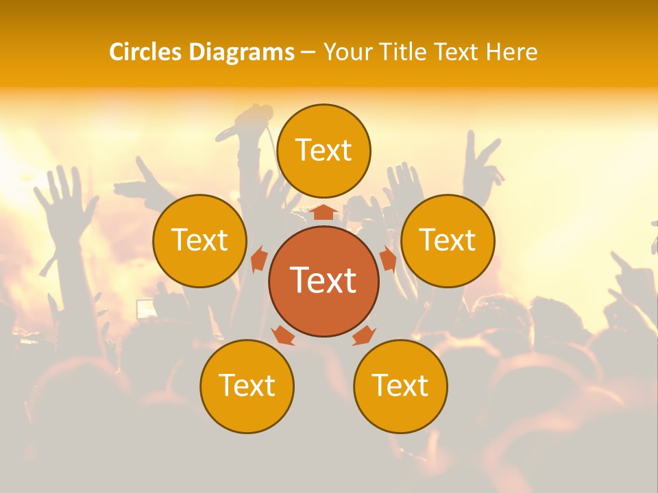 Musician Applauding Back PowerPoint Template