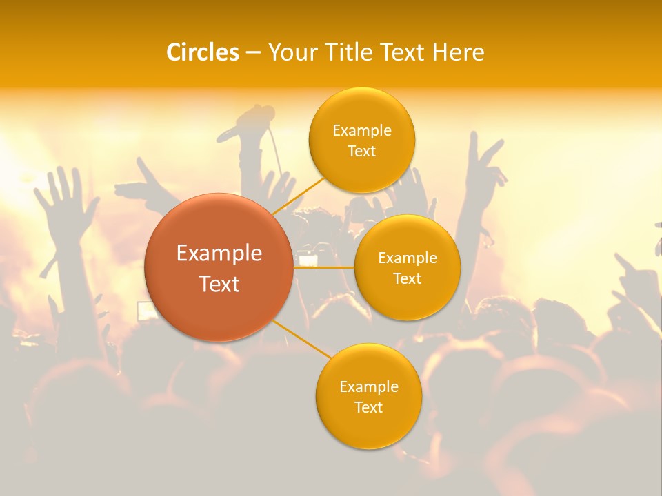 Musician Applauding Back PowerPoint Template