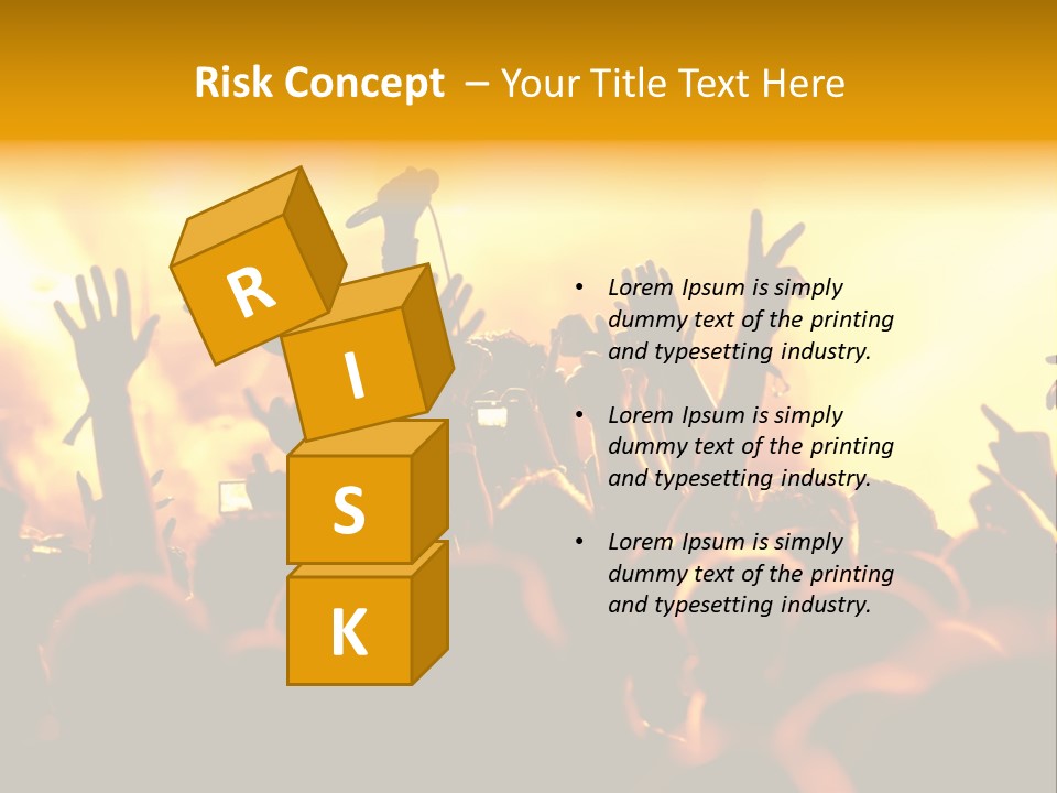 Musician Applauding Back PowerPoint Template