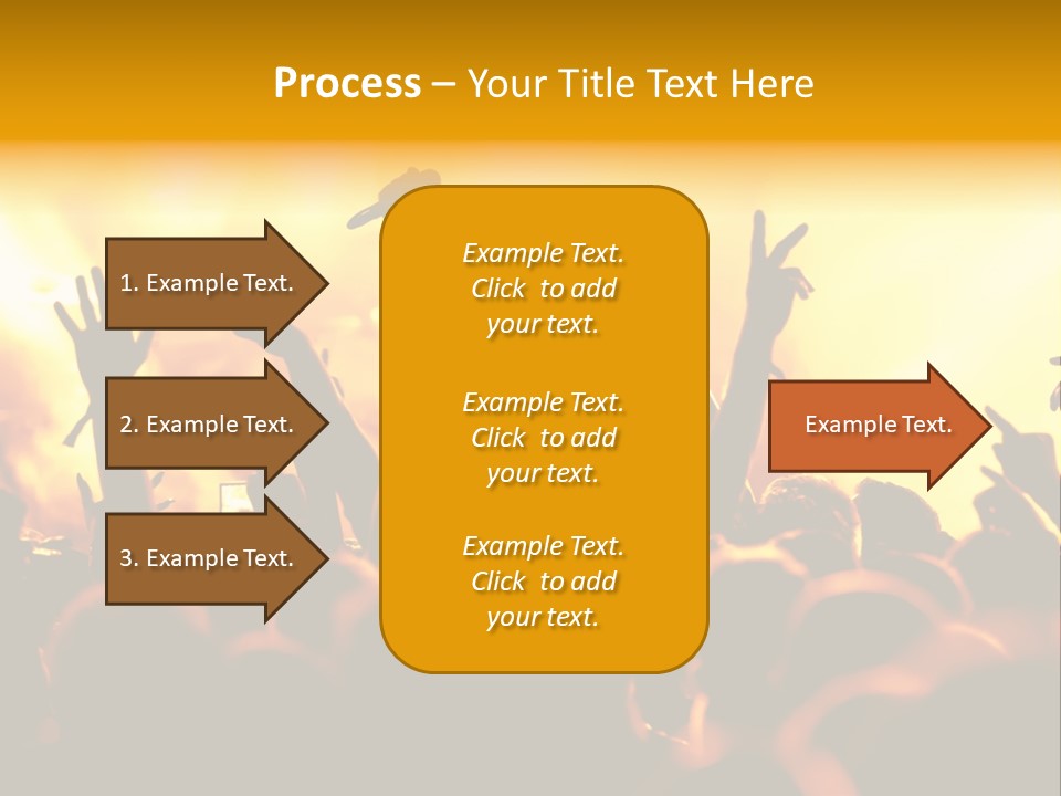 Musician Applauding Back PowerPoint Template