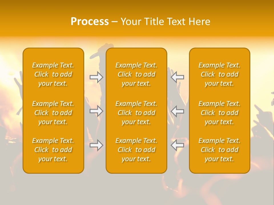 Musician Applauding Back PowerPoint Template