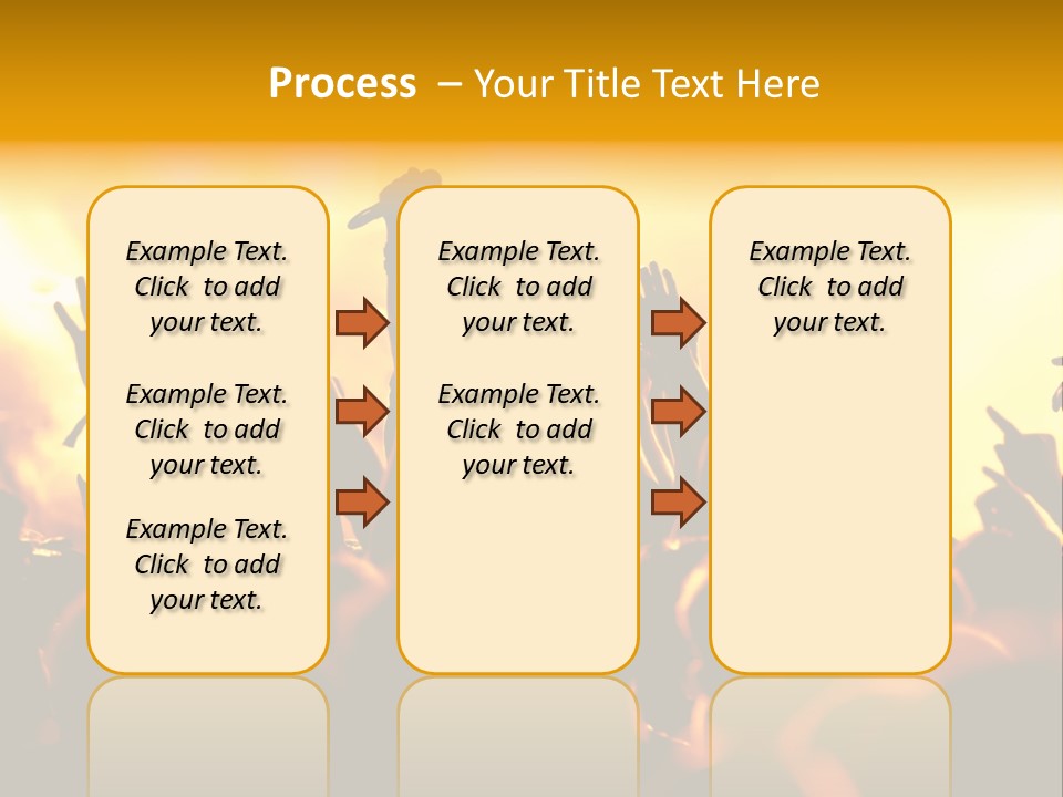 Musician Applauding Back PowerPoint Template