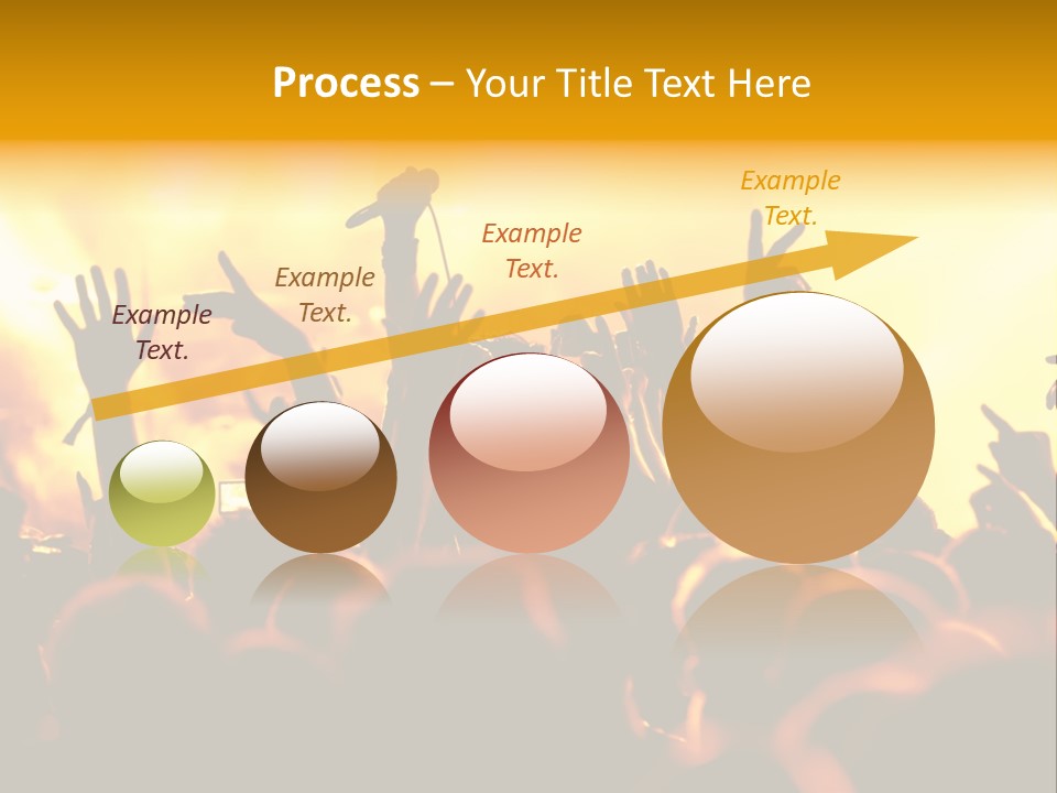 Musician Applauding Back PowerPoint Template