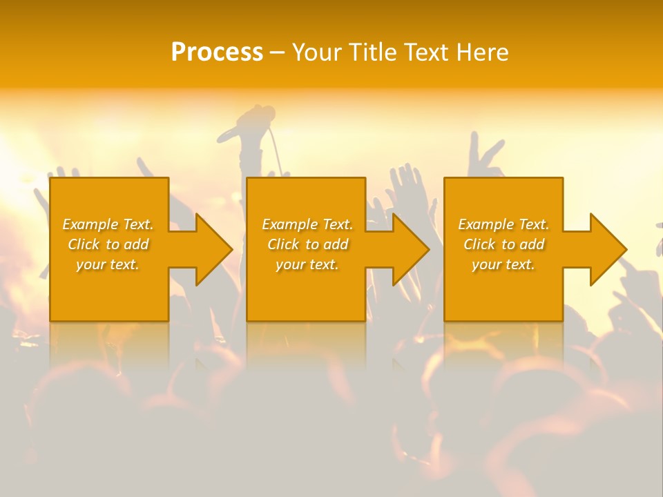 Musician Applauding Back PowerPoint Template