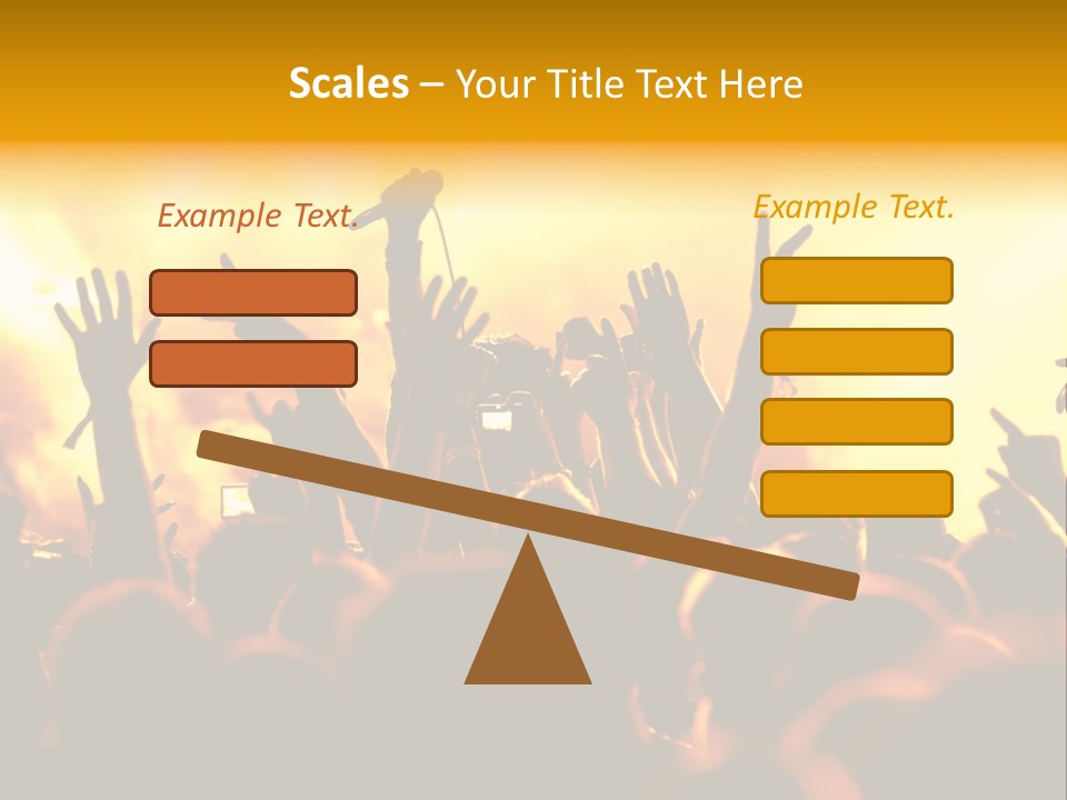 Musician Applauding Back PowerPoint Template