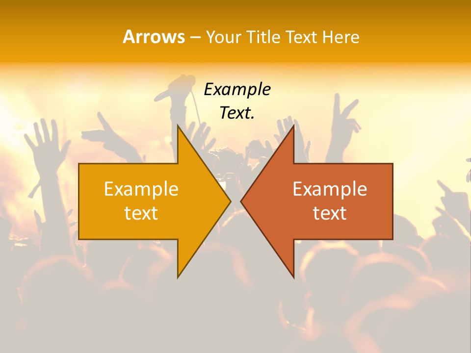 Musician Applauding Back PowerPoint Template