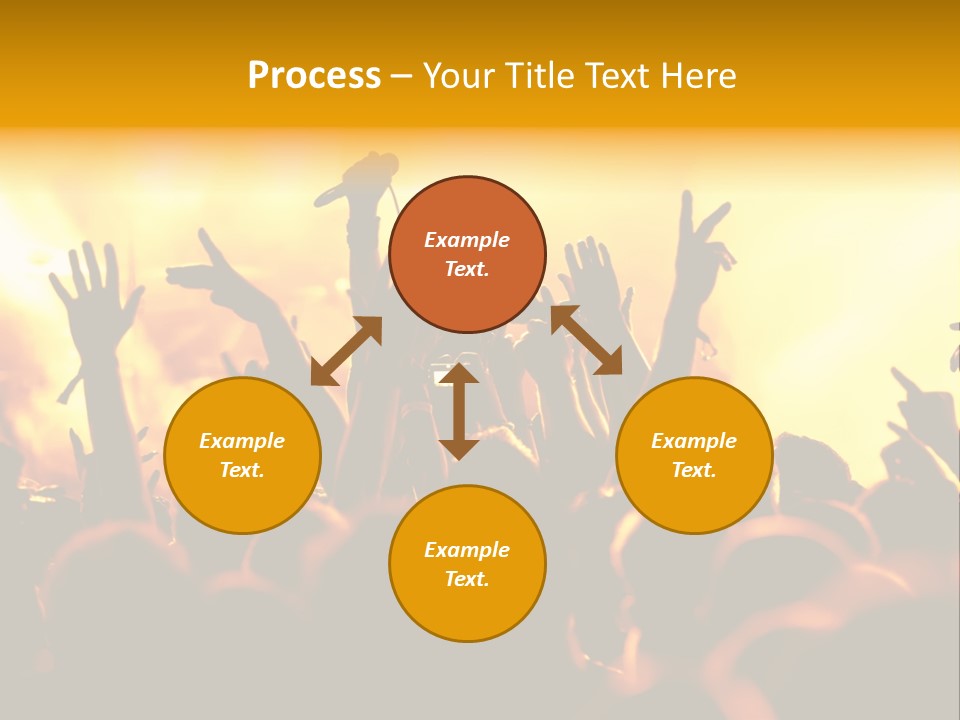 Musician Applauding Back PowerPoint Template