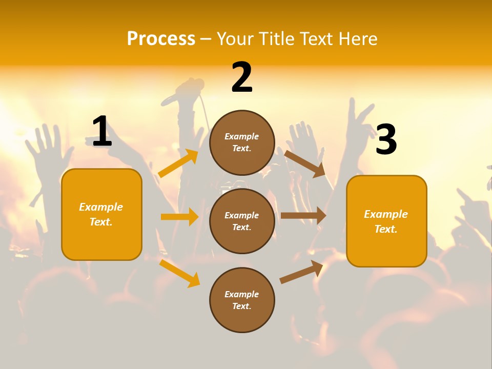 Musician Applauding Back PowerPoint Template