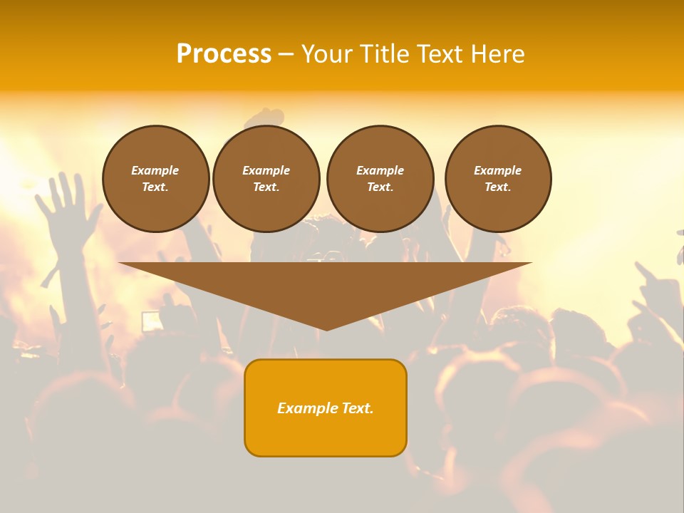 Musician Applauding Back PowerPoint Template
