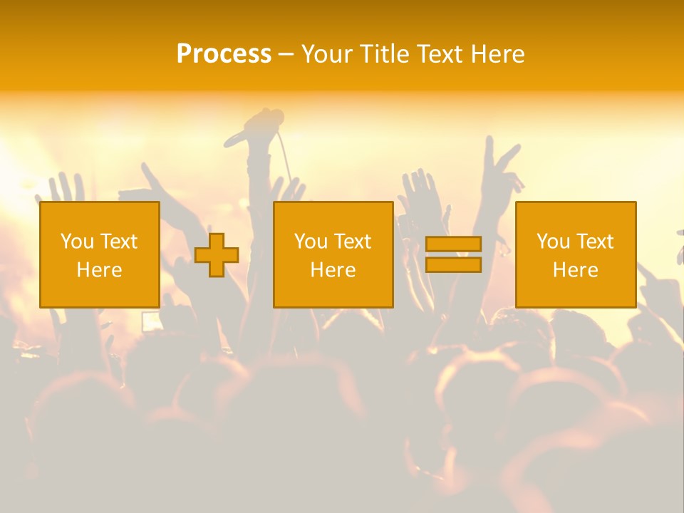 Musician Applauding Back PowerPoint Template