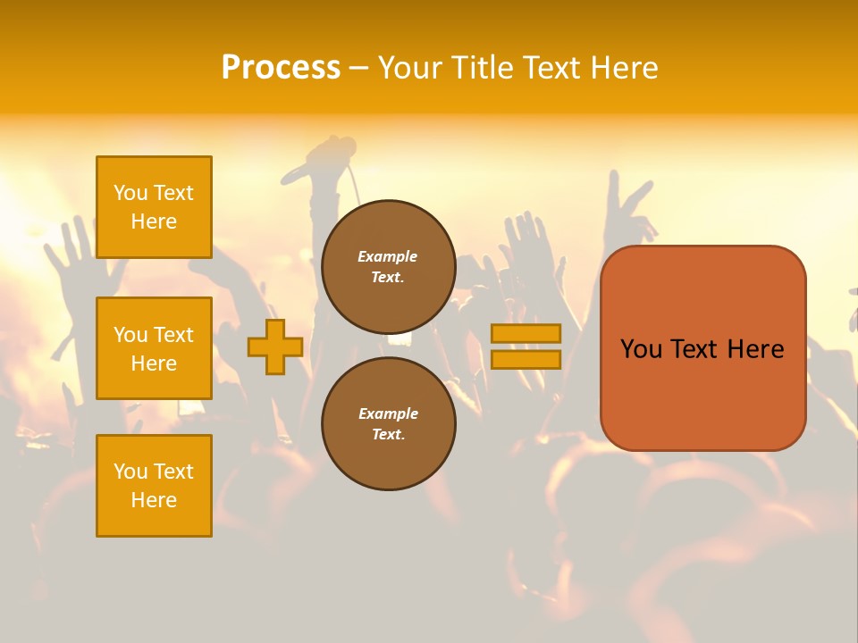 Musician Applauding Back PowerPoint Template