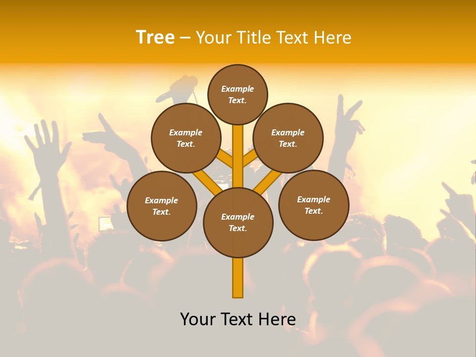 Musician Applauding Back PowerPoint Template