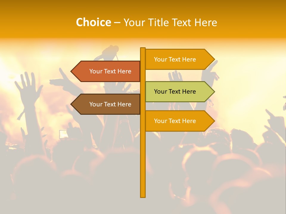 Musician Applauding Back PowerPoint Template