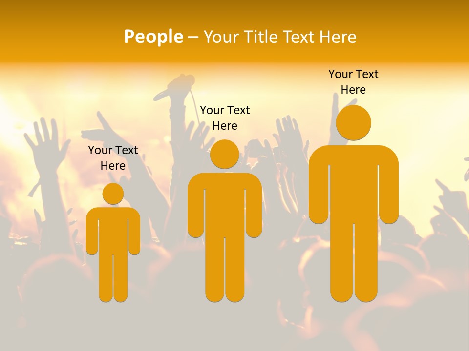 Musician Applauding Back PowerPoint Template