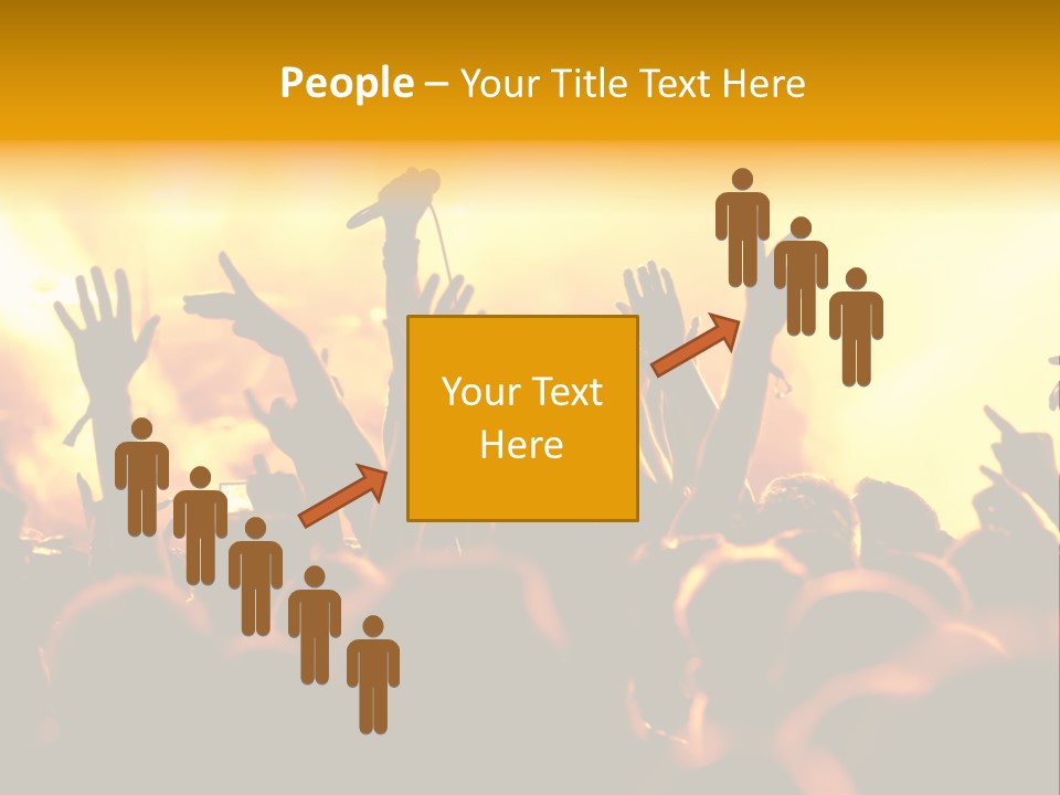 Musician Applauding Back PowerPoint Template