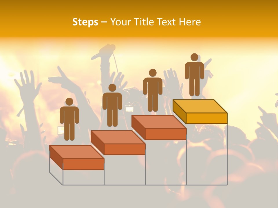 Musician Applauding Back PowerPoint Template