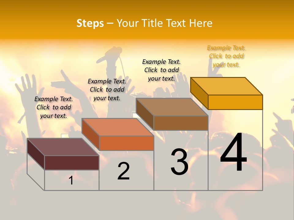 Musician Applauding Back PowerPoint Template