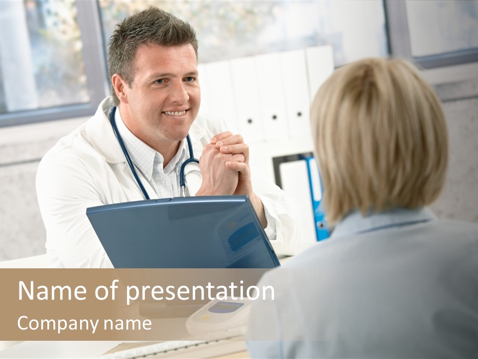 Medical Horizontal Office PowerPoint Template