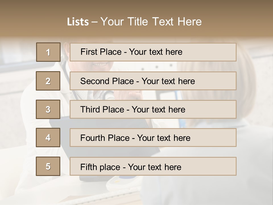 Medical Horizontal Office PowerPoint Template