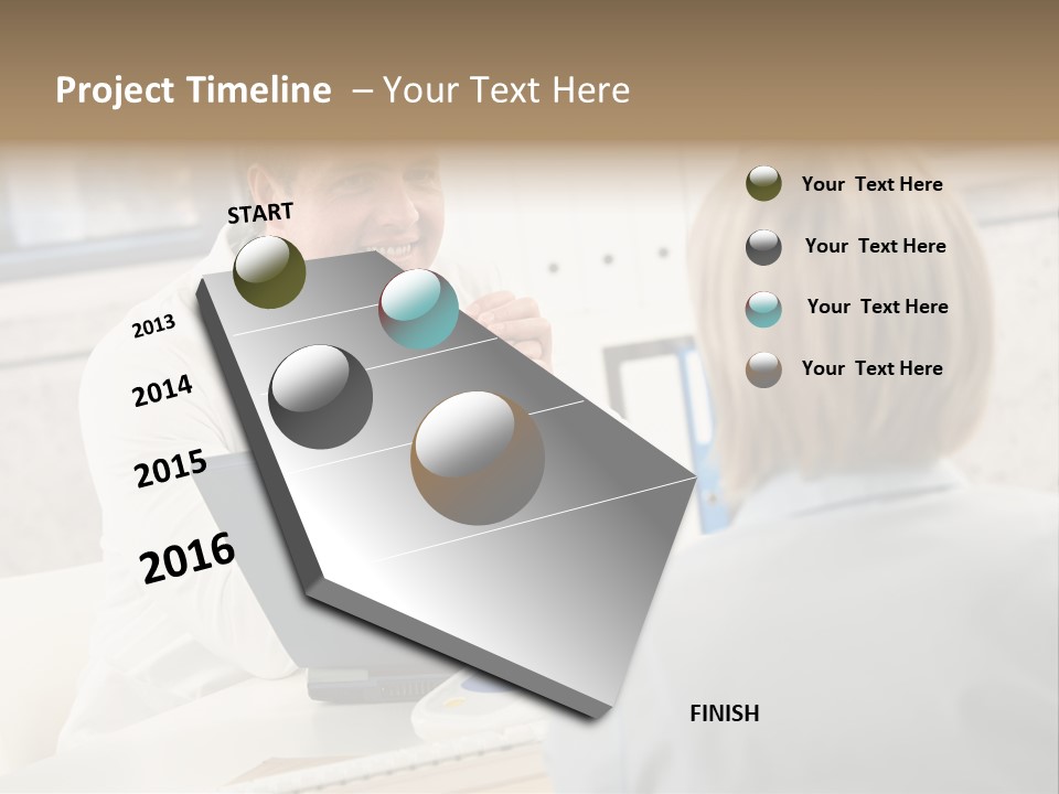 Medical Horizontal Office PowerPoint Template
