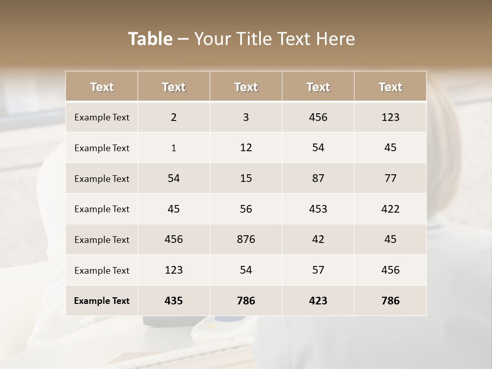 Medical Horizontal Office PowerPoint Template