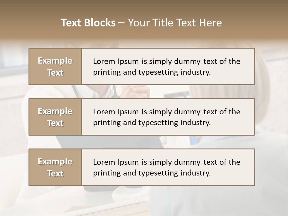 Medical Horizontal Office PowerPoint Template