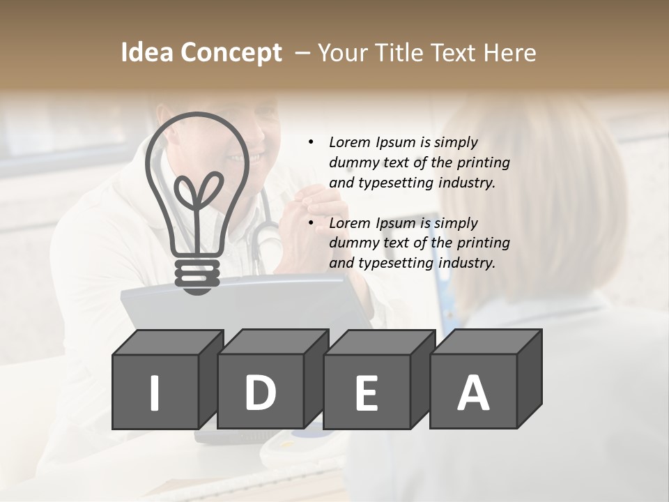 Medical Horizontal Office PowerPoint Template