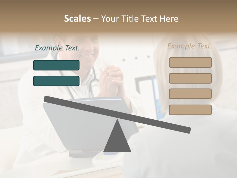 Medical Horizontal Office PowerPoint Template