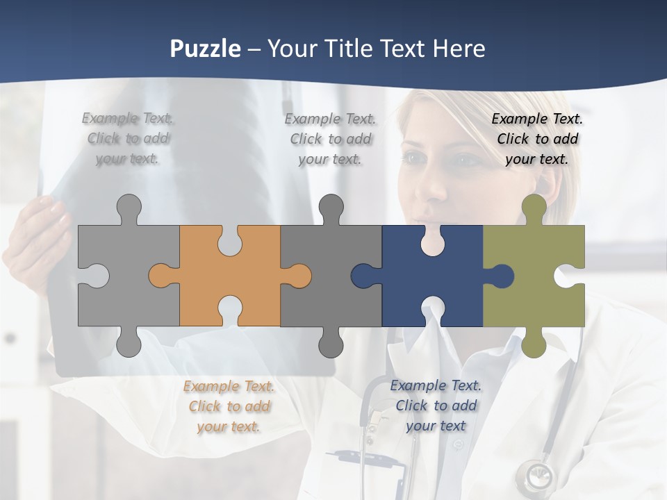 Clinical Woman Young PowerPoint Template