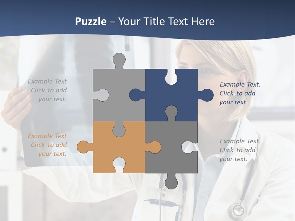 Clinical Woman Young PowerPoint Template