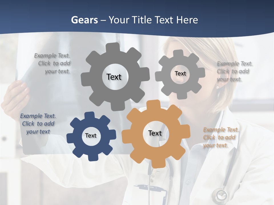 Clinical Woman Young PowerPoint Template