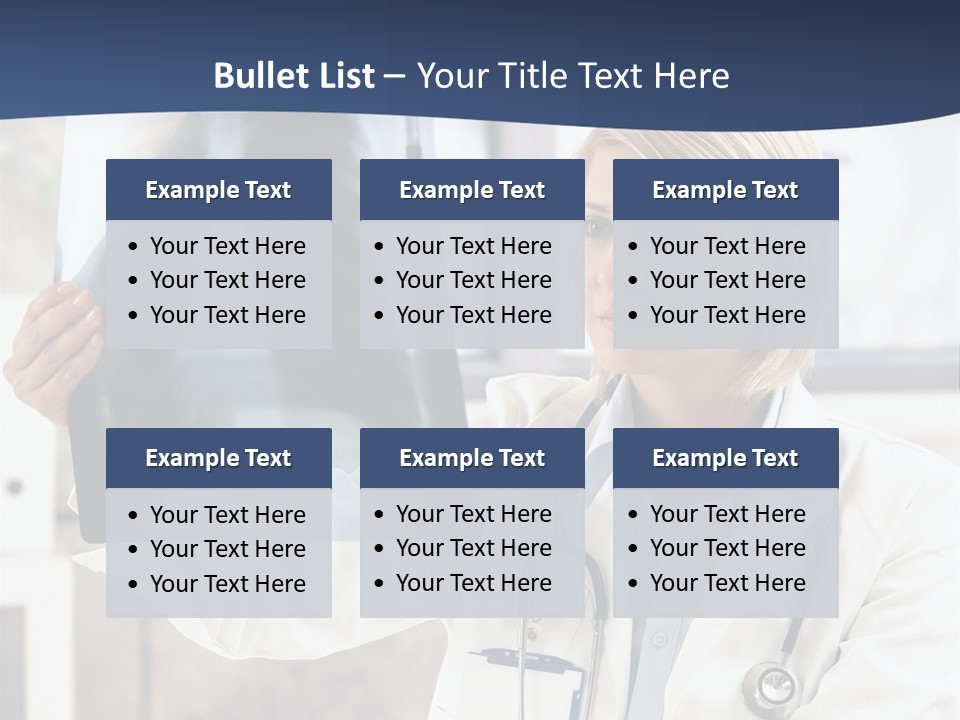 Clinical Woman Young PowerPoint Template
