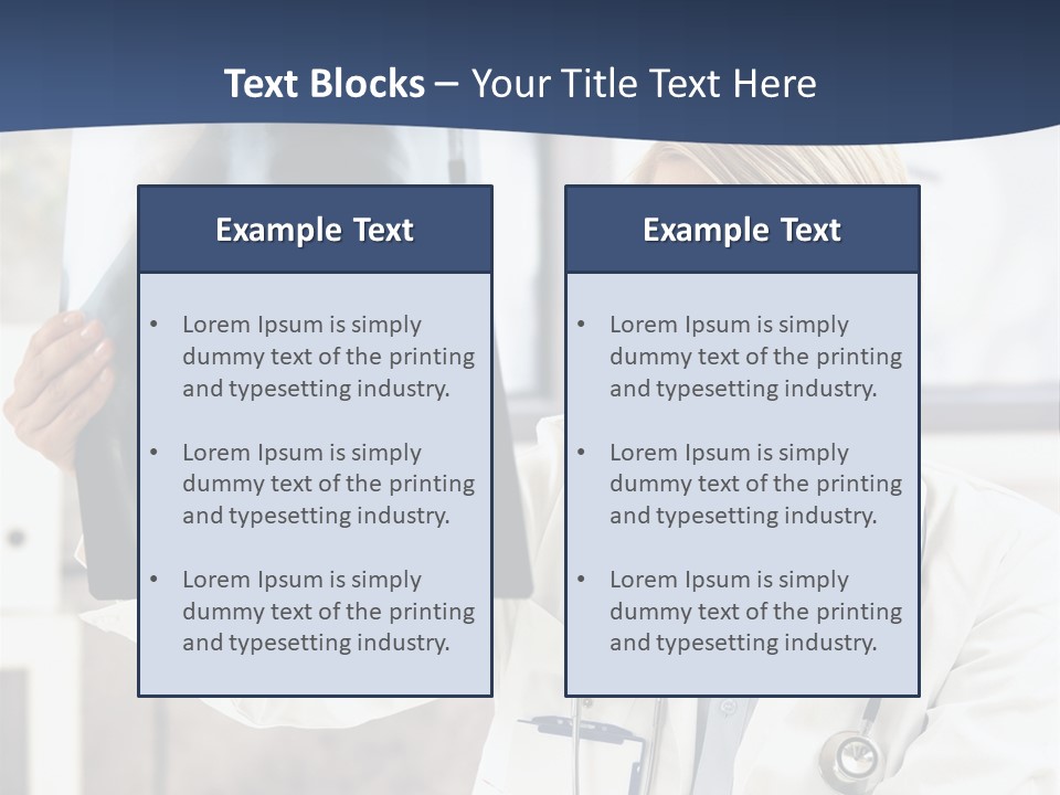 Clinical Woman Young PowerPoint Template