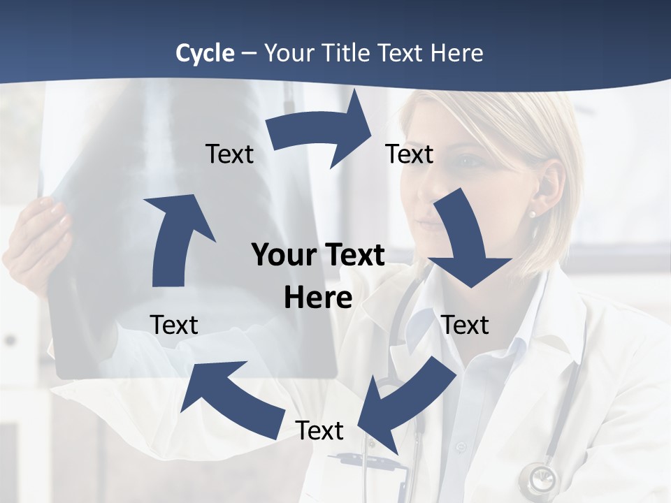 Clinical Woman Young PowerPoint Template