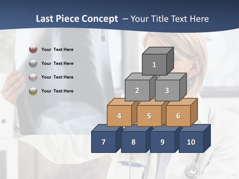 Clinical Woman Young PowerPoint Template