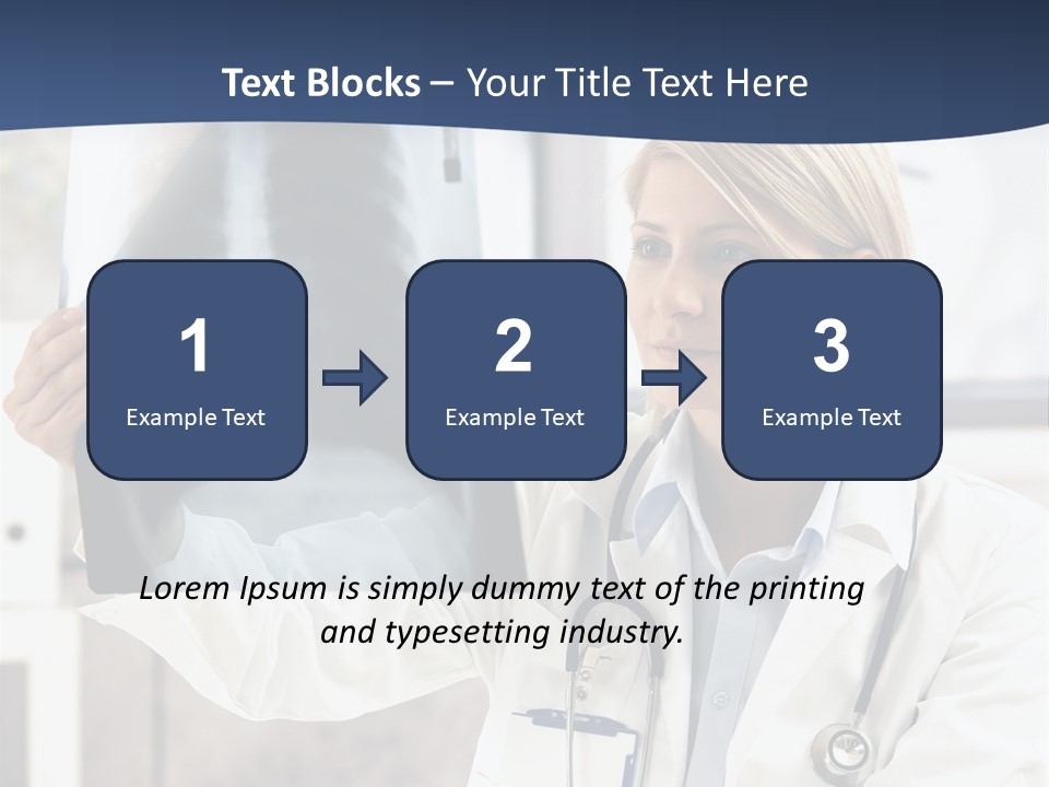 Clinical Woman Young PowerPoint Template