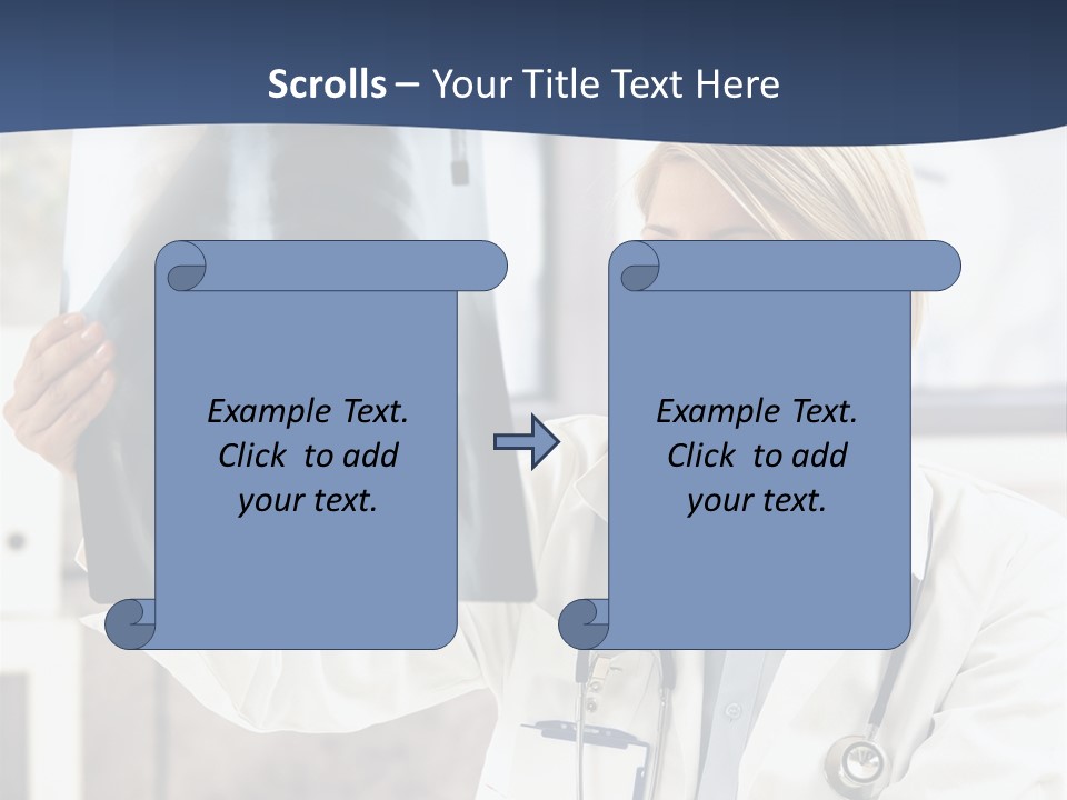 Clinical Woman Young PowerPoint Template