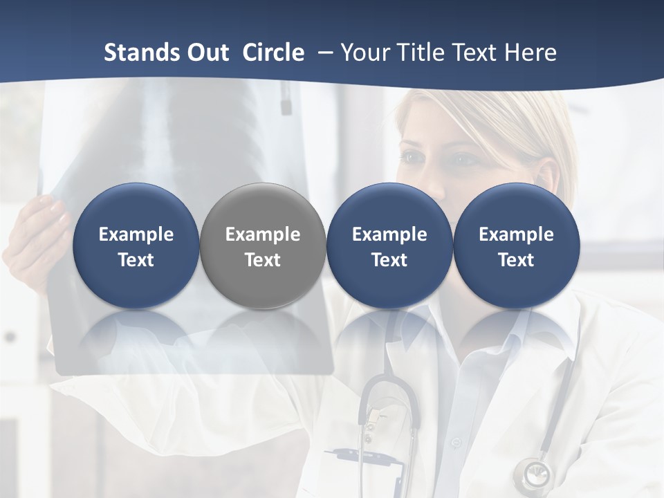 Clinical Woman Young PowerPoint Template