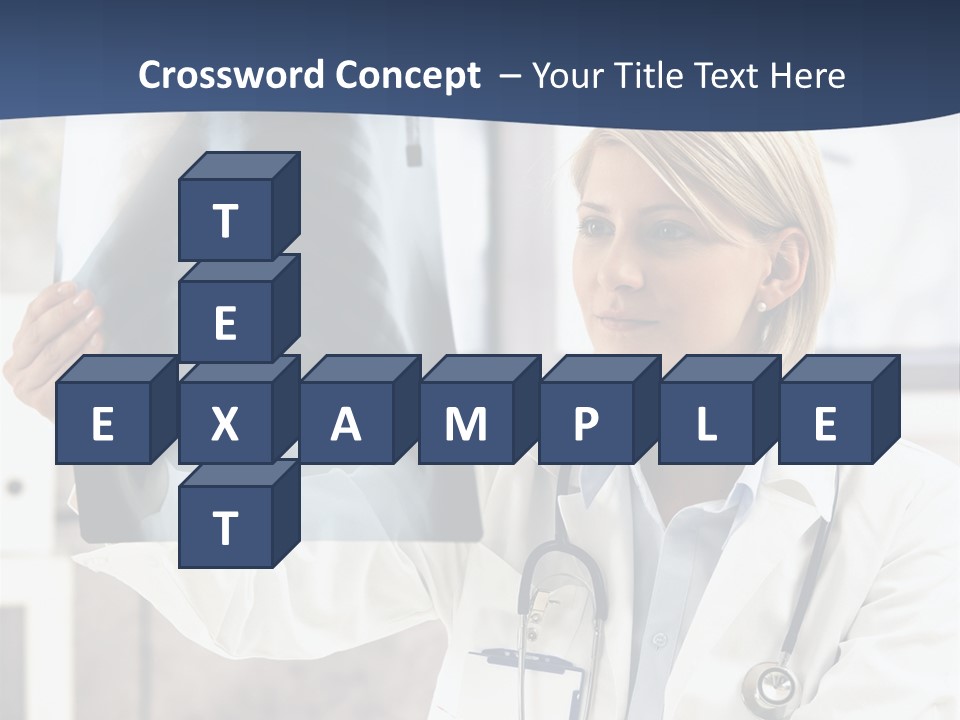 Clinical Woman Young PowerPoint Template