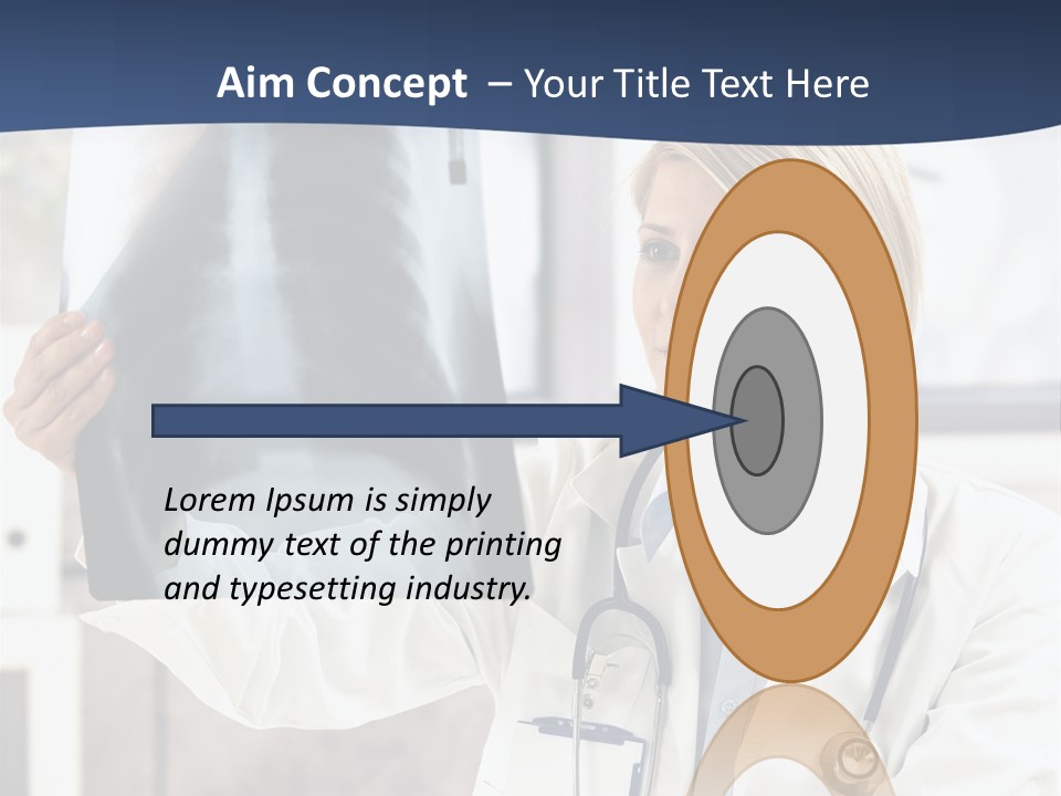 Clinical Woman Young PowerPoint Template