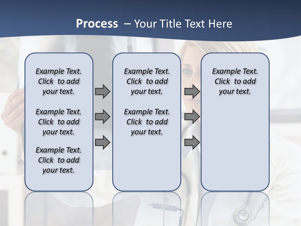 Clinical Woman Young PowerPoint Template