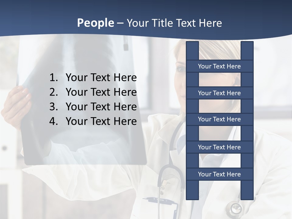 Clinical Woman Young PowerPoint Template