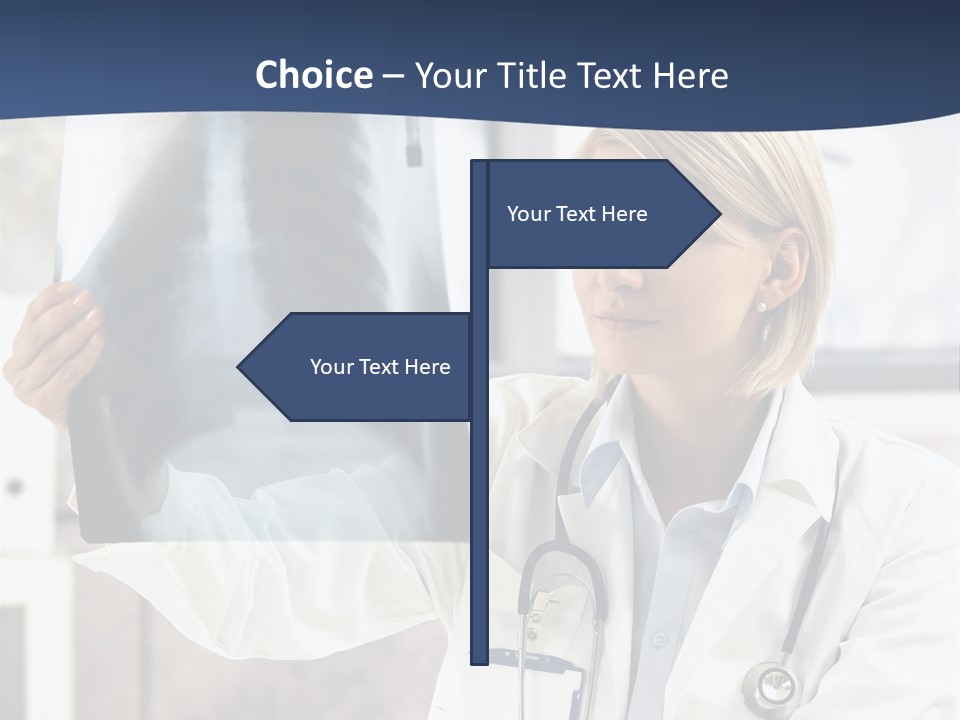 Clinical Woman Young PowerPoint Template