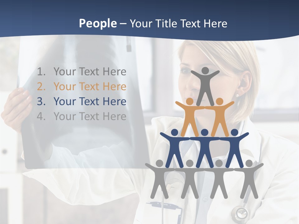 Clinical Woman Young PowerPoint Template