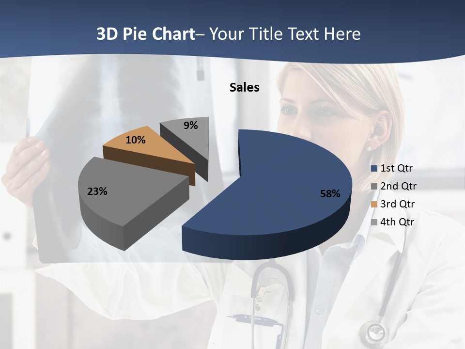 Clinical Woman Young PowerPoint Template