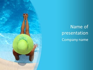 Tan Pampering Blond PowerPoint Template