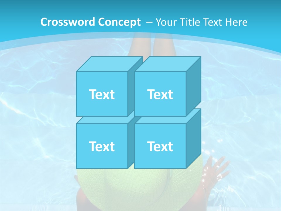 Tan Pampering Blond PowerPoint Template