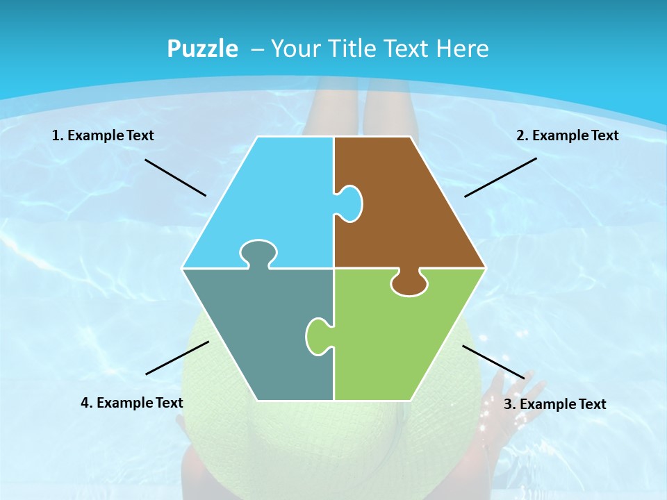 Tan Pampering Blond PowerPoint Template