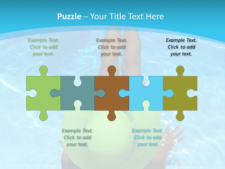 Tan Pampering Blond PowerPoint Template