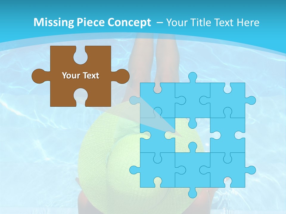 Tan Pampering Blond PowerPoint Template